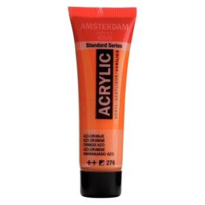 Amsterdam Acrylic 20Ml Tube - Azo Orange 276