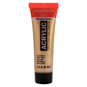 Amsterdam Acrylic 20Ml Tube - Light Gold 802