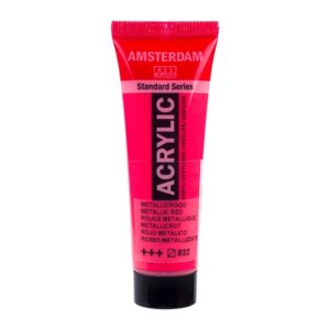 Amsterdam Acrylic 20Ml Tube - Metallic Red 832