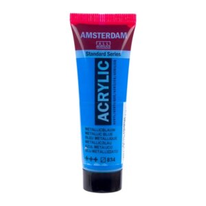 Amsterdam Acrylic 20Ml Tube - Metallic Blue 834
