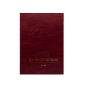 Croxley Monthly Time Book