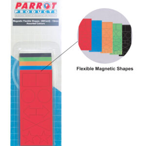 Magnetic Flexible Shapes (15mm - 50 Pack - Assorted)