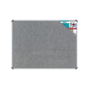 Bulletin Board Ribbed Aluminium Frame (600x450mm - Laurel)