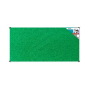 Bulletin Board Ribbed Aluminium Frame (1800x900mm - Palm)