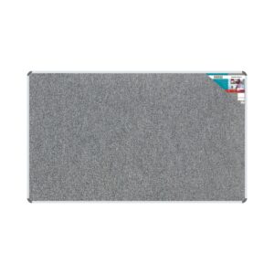 Bulletin Board Ribbed Aluminium Frame (2000x1200mm - Laurel)