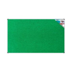 Bulletin Board Ribbed Aluminium Frame (2000x1200mm - Palm)