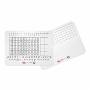 WRITING SLATE MARKERBOARD DOUBLE SIDED WB13 297X210MM PACK OF 10