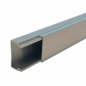 Aluminium Conduit 22 x 11 x 2900mm Grey
