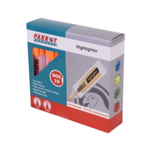 Highlighter Marker Box (10 Markers - Orange)