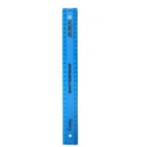 Croxley Ruler 30Cm Assorted Neon S/Proof Pocket of 10