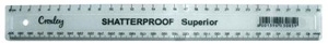 Croxley Ruler 30Cm Clear Superior Pocket of 10