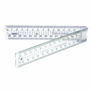 Helix Oxford Folding Ruler 30Cm - Clear