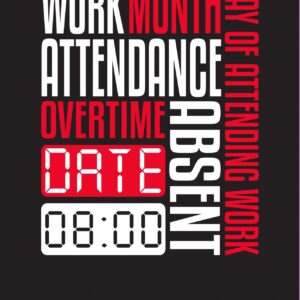 Jd284 Croxley Attendance Register A4 36 Pages