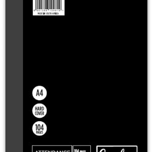 Jd285 Croxley Attendance Register H/C 104Pg Pocket of  5