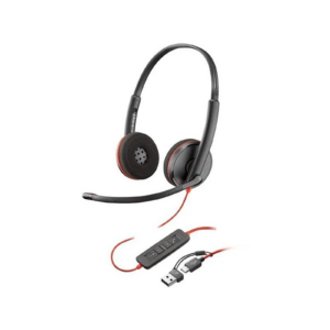 HP Poly Blackwire 3220 USB-C Wired Black Headset