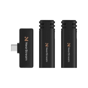 NearStream AWM10T-P AI Noise-Canceling Mini Wireless Microphones