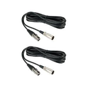NearStream Balanced XLR Male to Female Microphone Cable 2m - 2 pack