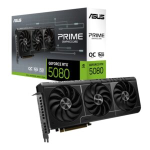 ASUS PRIME GeForce RTX 5080 16GB OC Edition GDDR7 Graphics Card