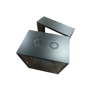 Zone Lite 4U 400 + 100 deep Swing Frame Wall Mount Cabinet with Fan