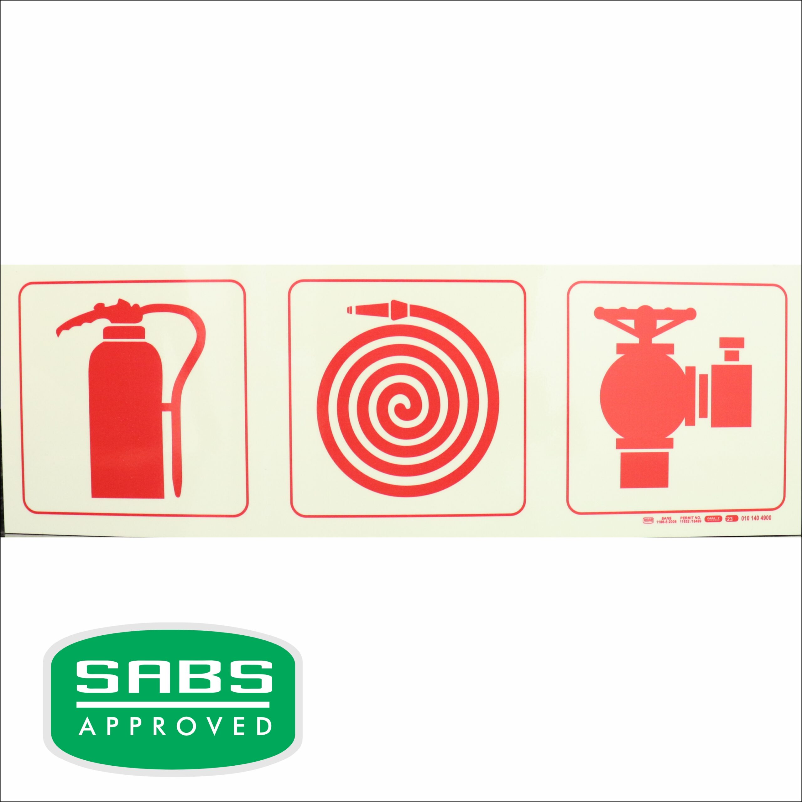 Photoluminescent 190Mm Safety Sign-F23-Fire Extinguisher+Fire Hose Reel+Fire Hydrant Photoluminescent 190Mm Safety Sign-F23-Fire Extinguisher+Fire Hose Reel+Fire Hydrant - Image 1