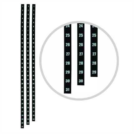 Part Year Planner Date Strips 1200Mm