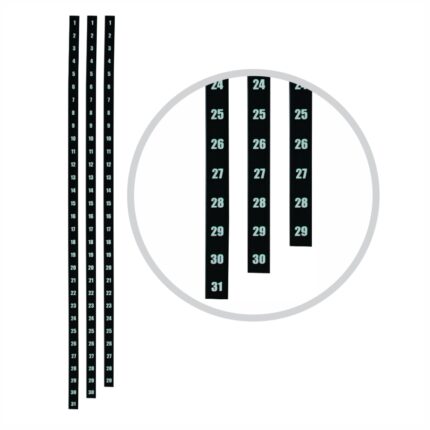 Part Year Planner Date Strips 900Mm