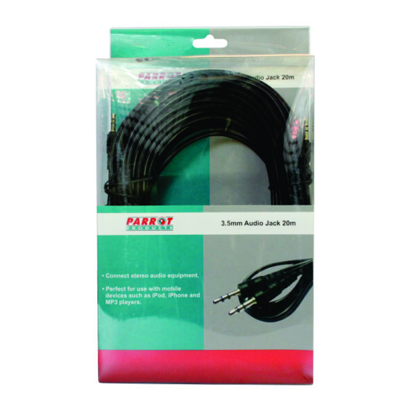 Cable -  Audio 3.5Mm Jack - Jack 20M
