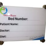 A3 297X420Mm Hospital Glass Bed Board With Print