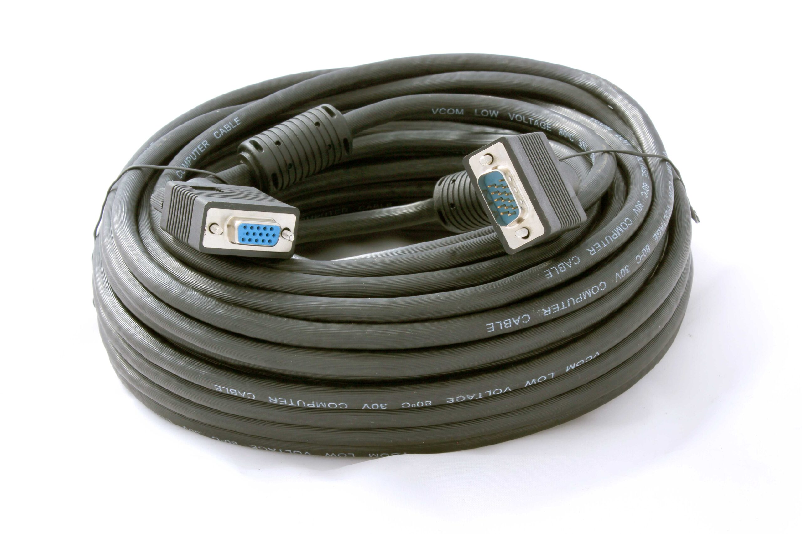 Cable 15 Pin Male To Female Vga 20M Cable 15 Pin Male To Female Vga 20M - Image 1