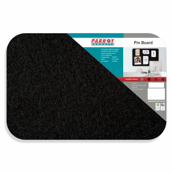 Pin Board Adhesive No Frame 450*300Mm Black