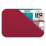 Pin Board Adhesive No Frame 450*300Mm Red