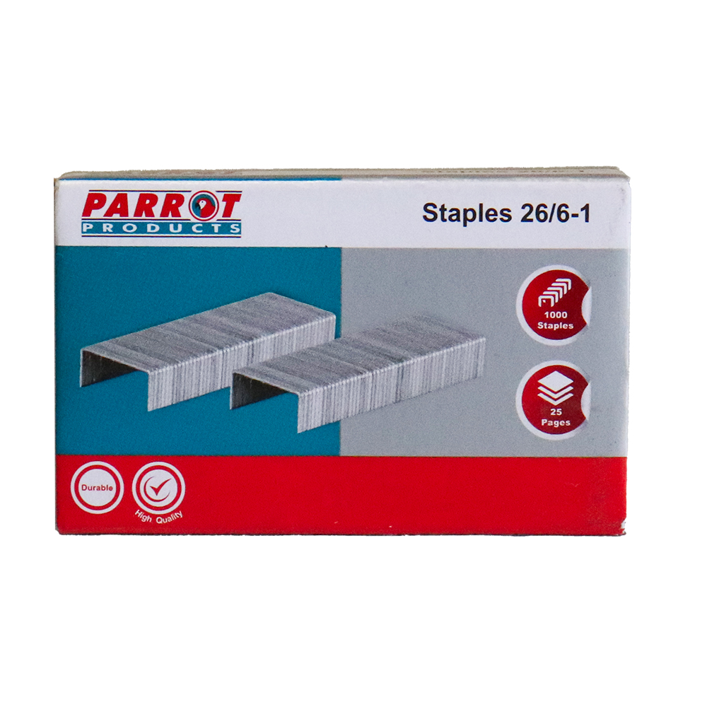 Staples 26/6 (No56) (1000Pcs) 30 Pages Staples 26/6 (No56) (1000Pcs) 30 Pages - Image 1
