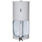 Tr2 Toilet Roll Holder Lockable - Mild Steel White