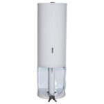 Tr3 Toilet Roll Holder Lockable - Mild Steel White