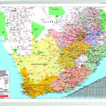 Map - South Africa - Aa 1200*900Mm