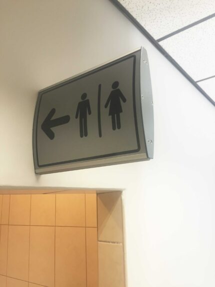 Sign Frame 210X230Mm Dbl Sided Wall Mounted (M)