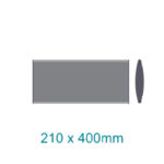 Sign Frame 210X400Mm Dbl Sided Wall Mounted (M)