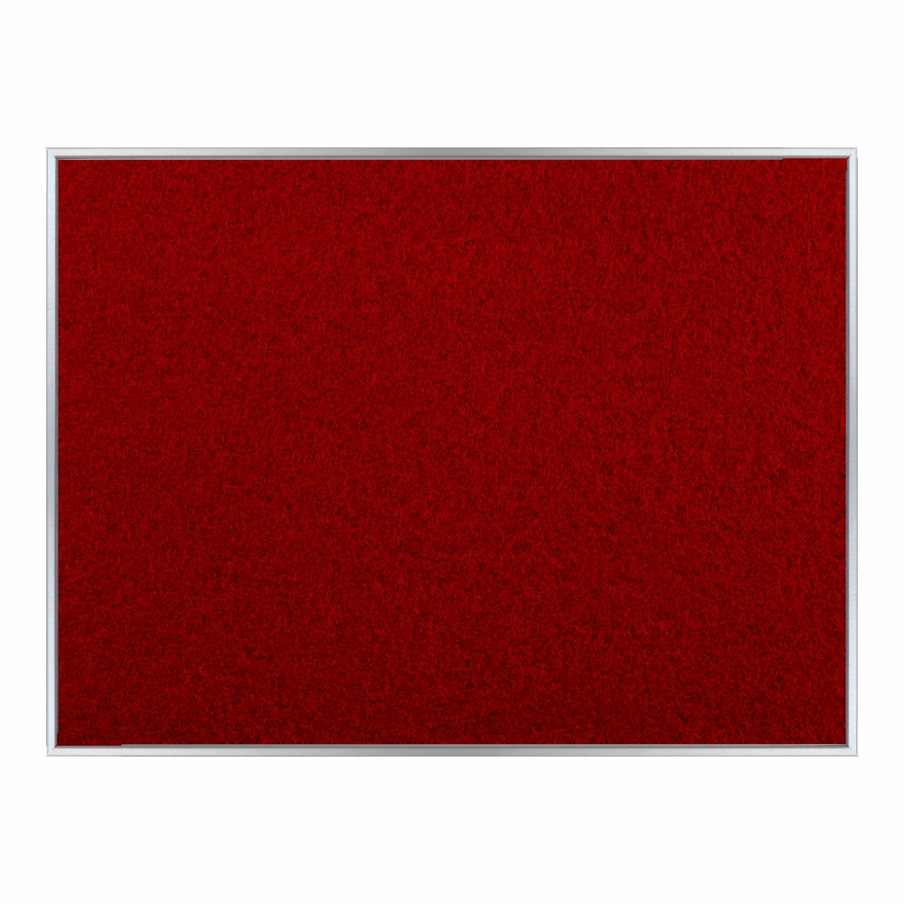 Info Board Alufine 1200*900Mm Red Info Board Alufine 1200*900Mm Red - Image 1