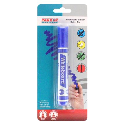 Marker Whiteboard Bullet Carded D/Blue