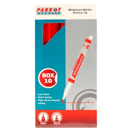 Marker Whiteboard S/Line Box 10 Red