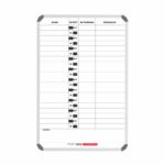 In/Out Board Magnetic 20 People 900*600Mm