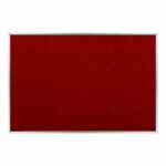 Info Board Alufine 900*600Mm Red