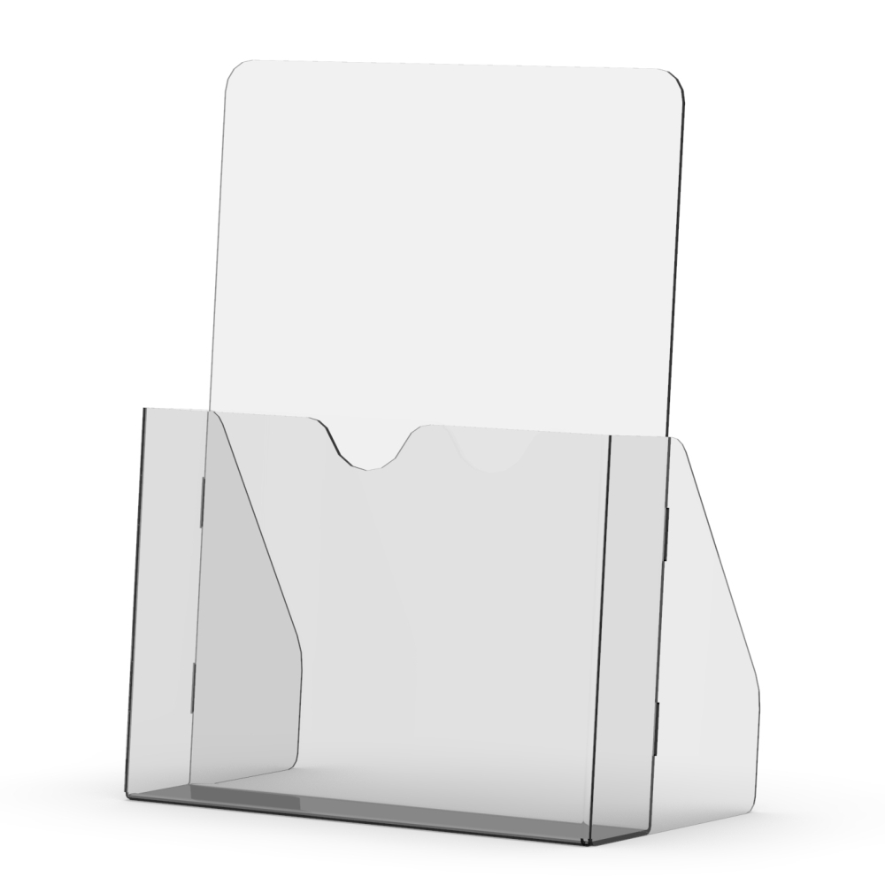 Menu Holder Acrylic Table Brochure Holder A5 - Box 5 Menu Holder Acrylic Table Brochure Holder A5 - Box 5 - Image 1