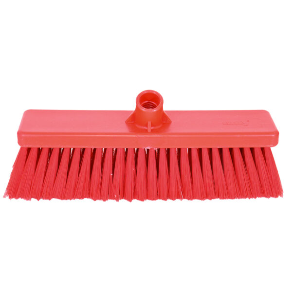 Hygiene Broom Head - Hard Red 300Mm