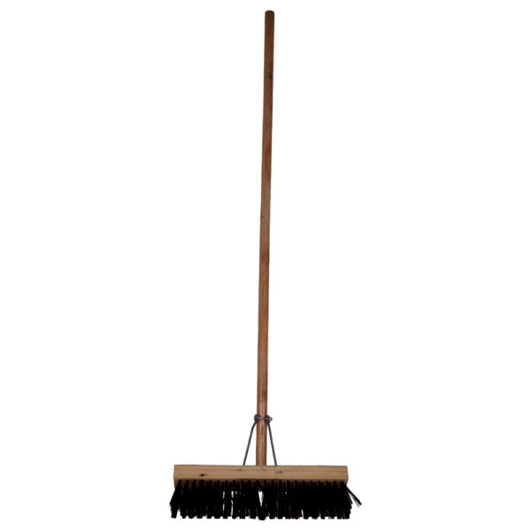 Platform Broom Black - Soft Fibre 305Mm (12")
