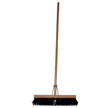 Platform Broom Black - Soft Fibre 450Mm (18")