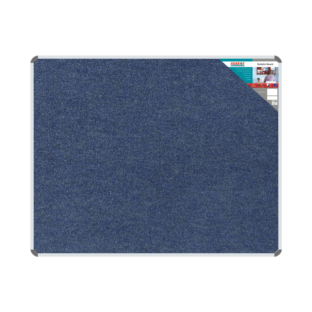 Bulletin Board Ribbed Alum Frame 1500*1200Mm Denim Bulletin Board Ribbed Alum Frame 1500*1200Mm Denim - Image 1