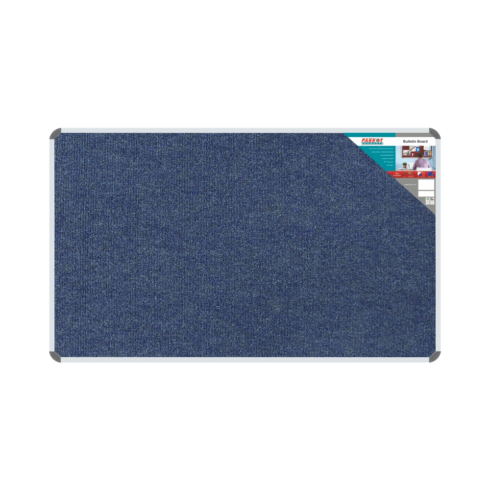 Bulletin Board Ribbed Alum Frame 1500*900Mm Denim Bulletin Board Ribbed Alum Frame 1500*900Mm Denim - Image 1