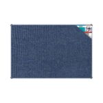 Bulletin Board Ribbed Alum Frame 1800*1200Mm Denim