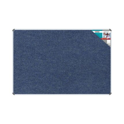 Bulletin Board Ribbed Alum Frame 1800*1200Mm Denim